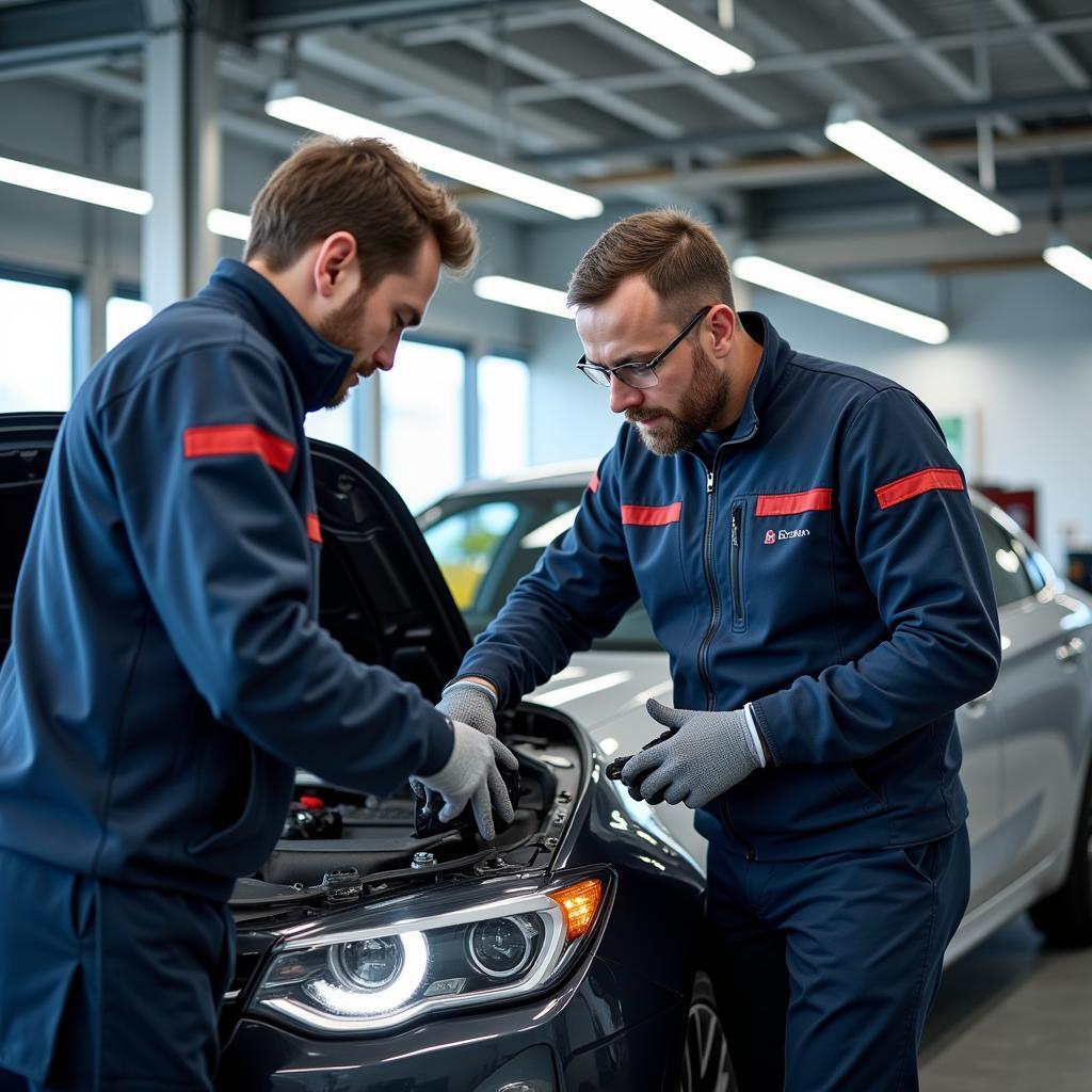 Professioneller Werkstattservice im Autozentrum Leverkusen