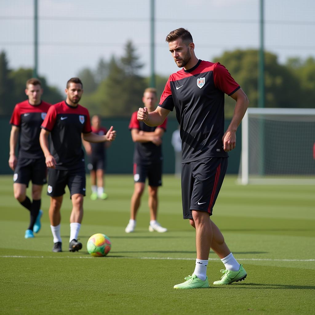 Axel Vorberg im Training