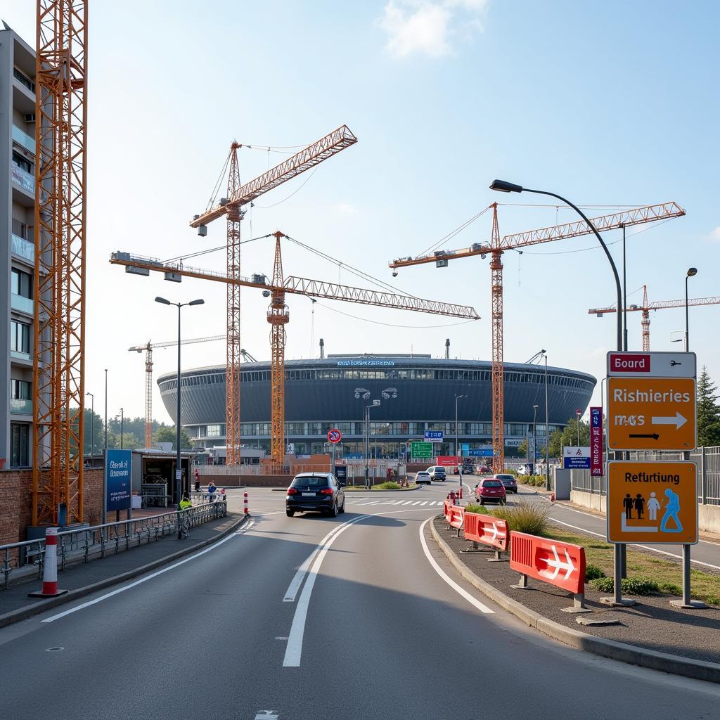 Bahn Bauarbeiten Leverkusen: Auswirkungen auf die Anreise zum Stadion BayArena