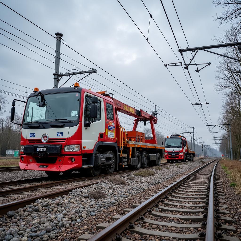 Bahn Zugräumung Leverkusen Technik