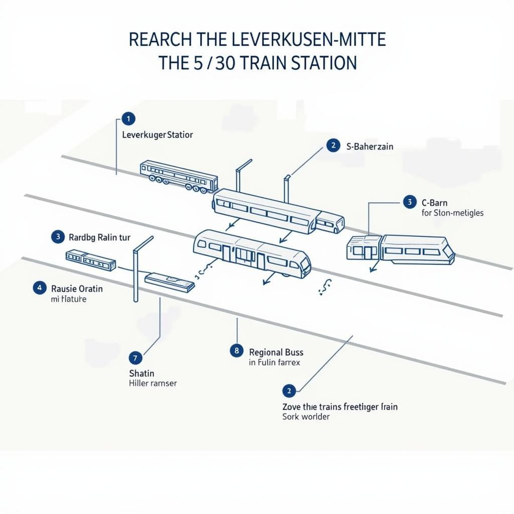 Anreise zum Bahnhof Leverkusen-Mitte