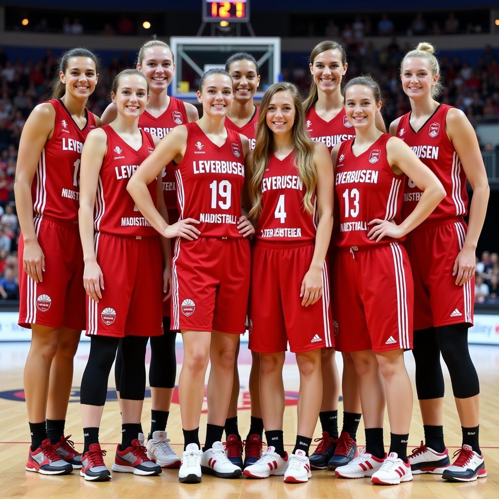 Basketball Leverkusen Frauen Teamfoto