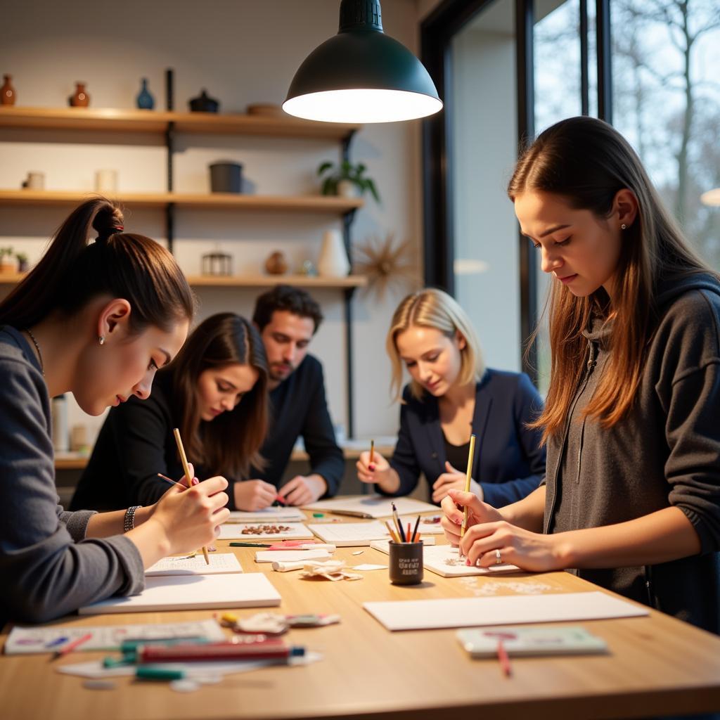 Teilnehmen Sie an einem Bastelworkshop in Leverkusen und entdecken Sie neue kreative Techniken.