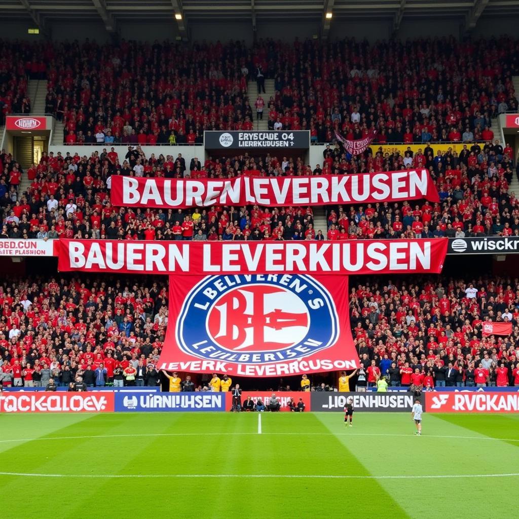 Fans von Bayer 04 Leverkusen und die Bedeutung von "Bauern Leverkusen"