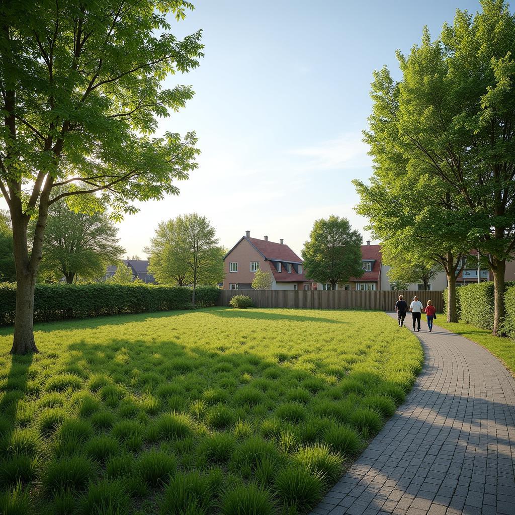 Idyllische Lage eines Baugrundstücks in Leverkusen Quettingen