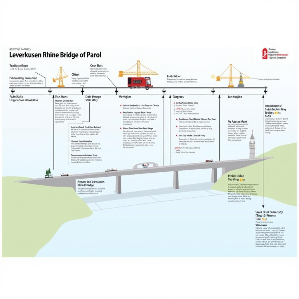 Bauphasen der Rheinbrücke Leverkusen im Detail