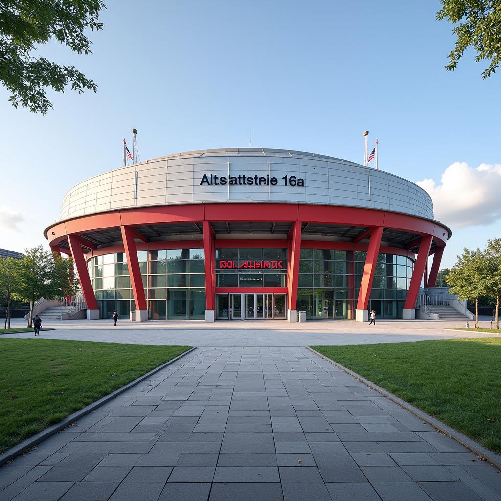 BayArena in Leverkusen an der Altstadtstraße