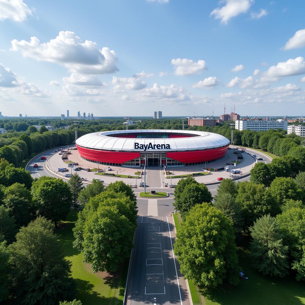 Die BayArena am Stadtpark 37 51373 Leverkusen