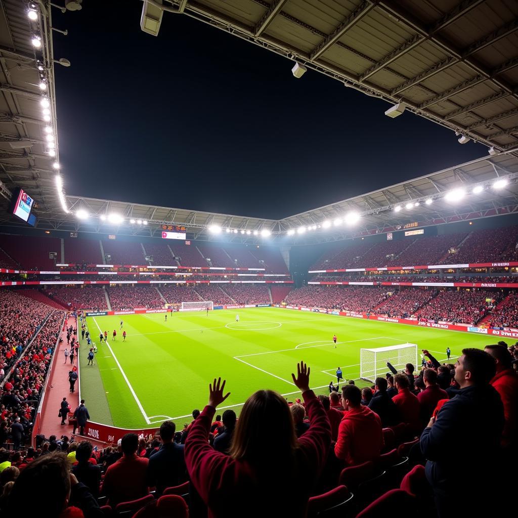 BayArena Fans Leverkusen