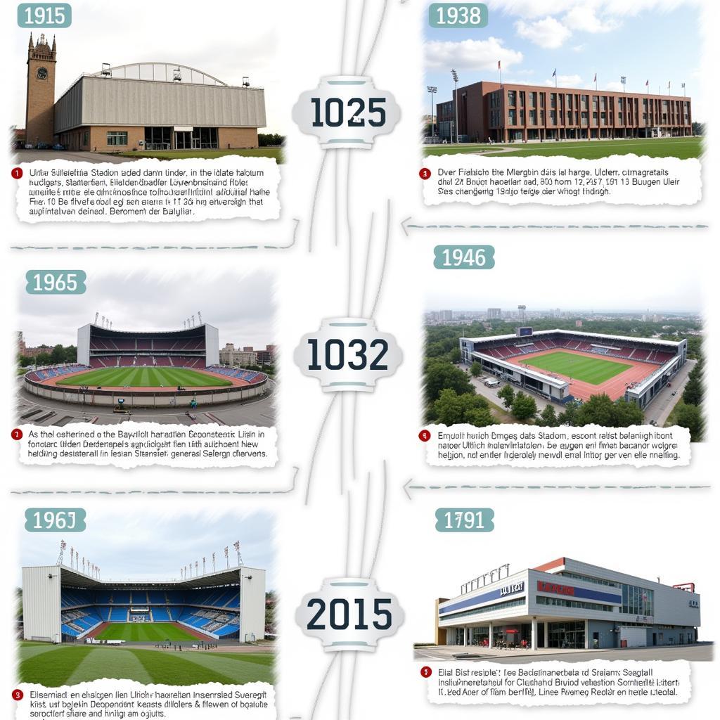 Historische Entwicklung der BayArena