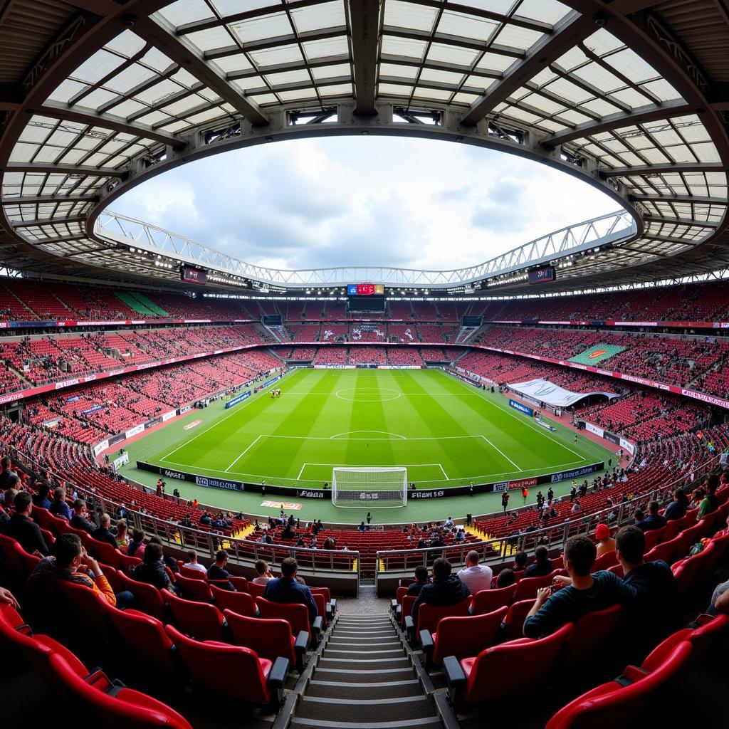 Die BayArena: Heimstadion von Bayer 04 Leverkusen