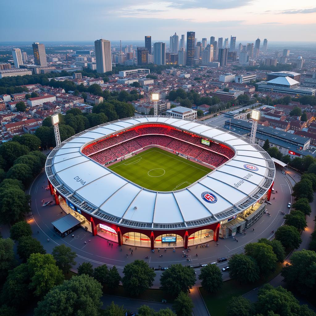 Die Bedeutung der BayArena für die Stadt Leverkusen