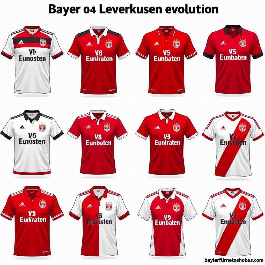 Bayer 04 Leverkusen Trikot Historie: Eine visuelle Reise durch die Trikot-Geschichte der Werkself von den Anfängen bis heute.