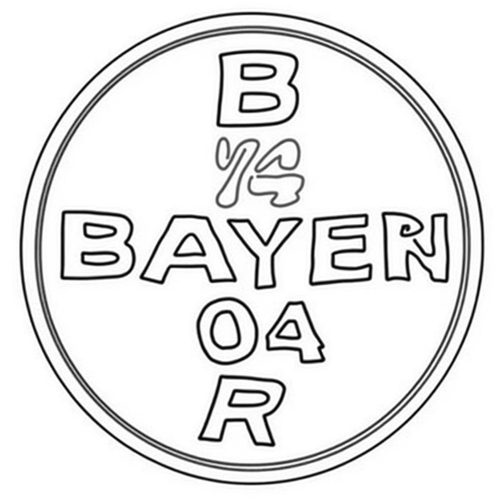 Bayer 04 Leverkusen Logo Malvorlage