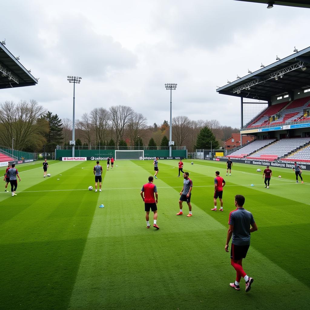 Bayer 04 Leverkusen Training an der Altenberger Straße