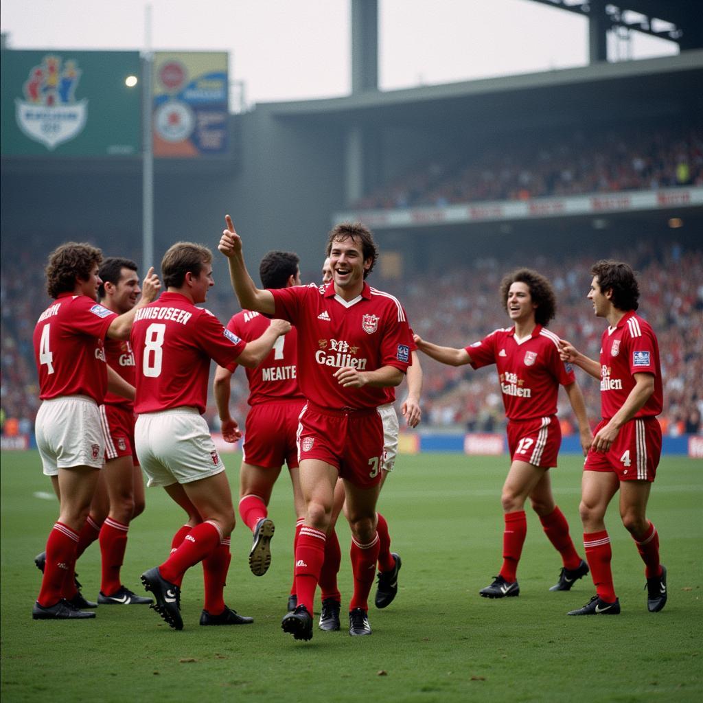 Bayer 04 Leverkusen im UEFA-Cup-Finale 1988