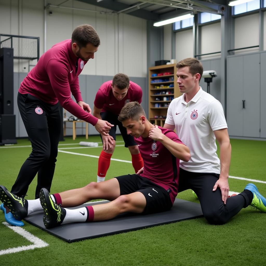 Bayer 04 Reha-Training