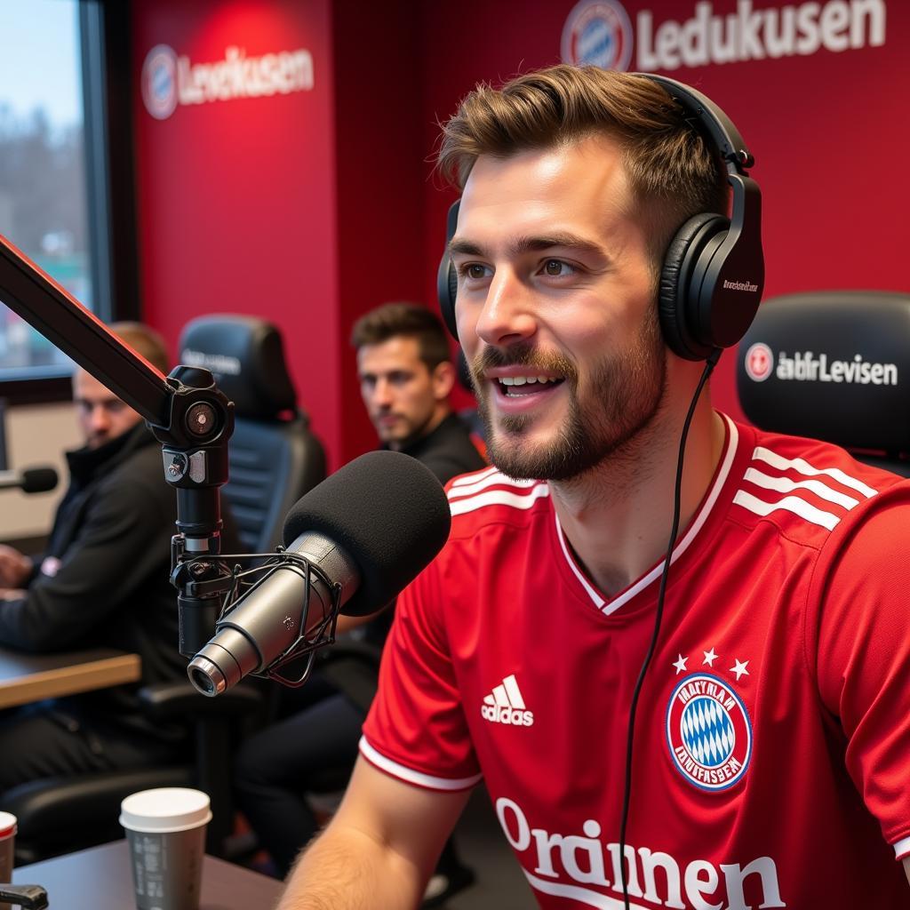 Bayer 04 Spieler Interview Radio Leverkusen