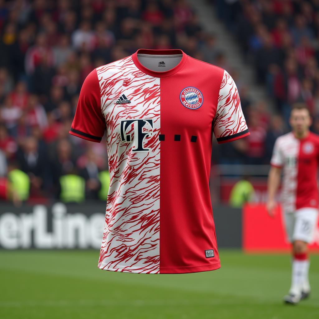 Vorschau auf das Design des Bayer Leverkusen 2024 Trikots