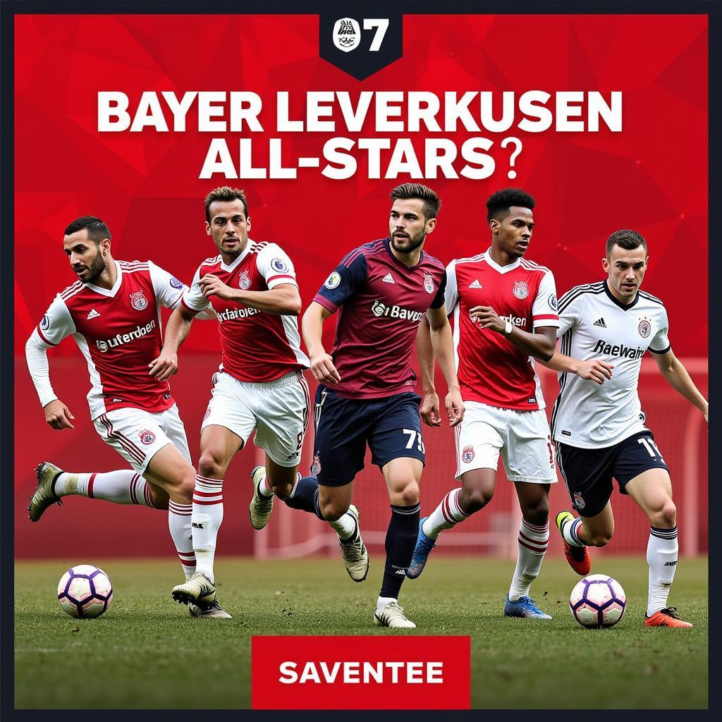 Der gefährliche Angriff der Bayer Leverkusen All-Stars.