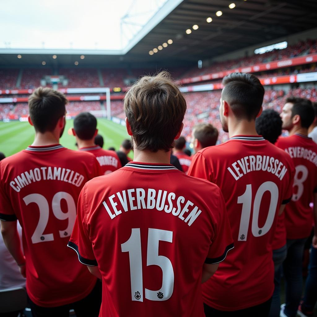 Bayer Leverkusen Auswärtstrikot 2000/01 - Fans