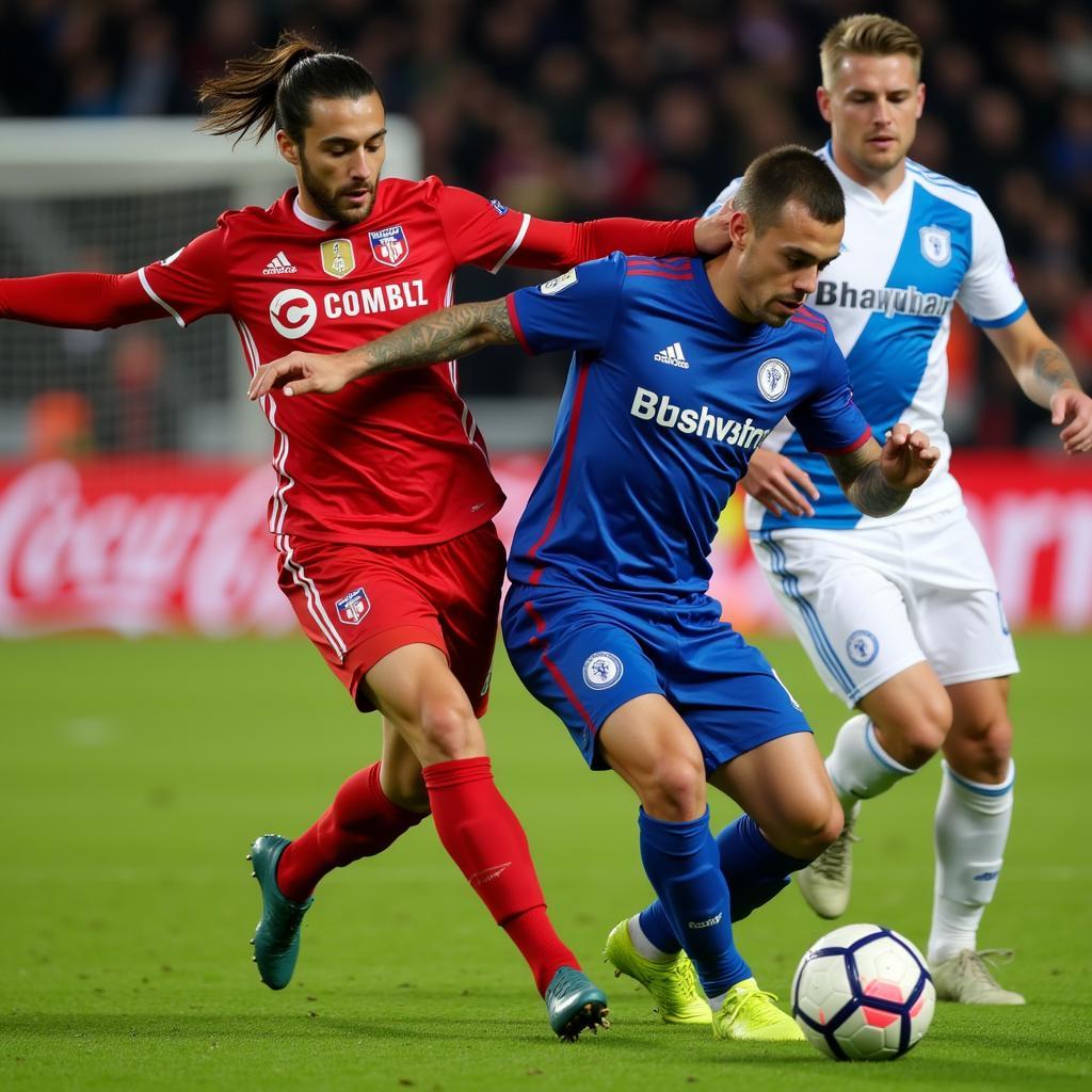 Spielszene zwischen Bayer Leverkusen und VfL Bochum