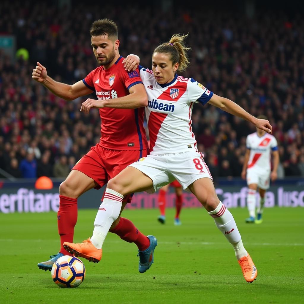 Bayer Leverkusen gegen Atlético Madrid in der Champions League 2016