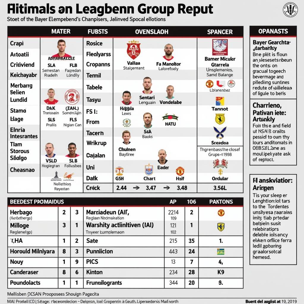 Analyse der Gegner in der Bayer Leverkusen Champions League Gruppe