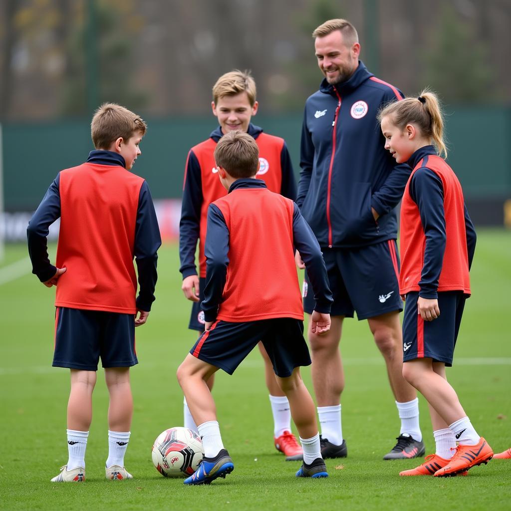 Bayer Leverkusen D-Jugend Training