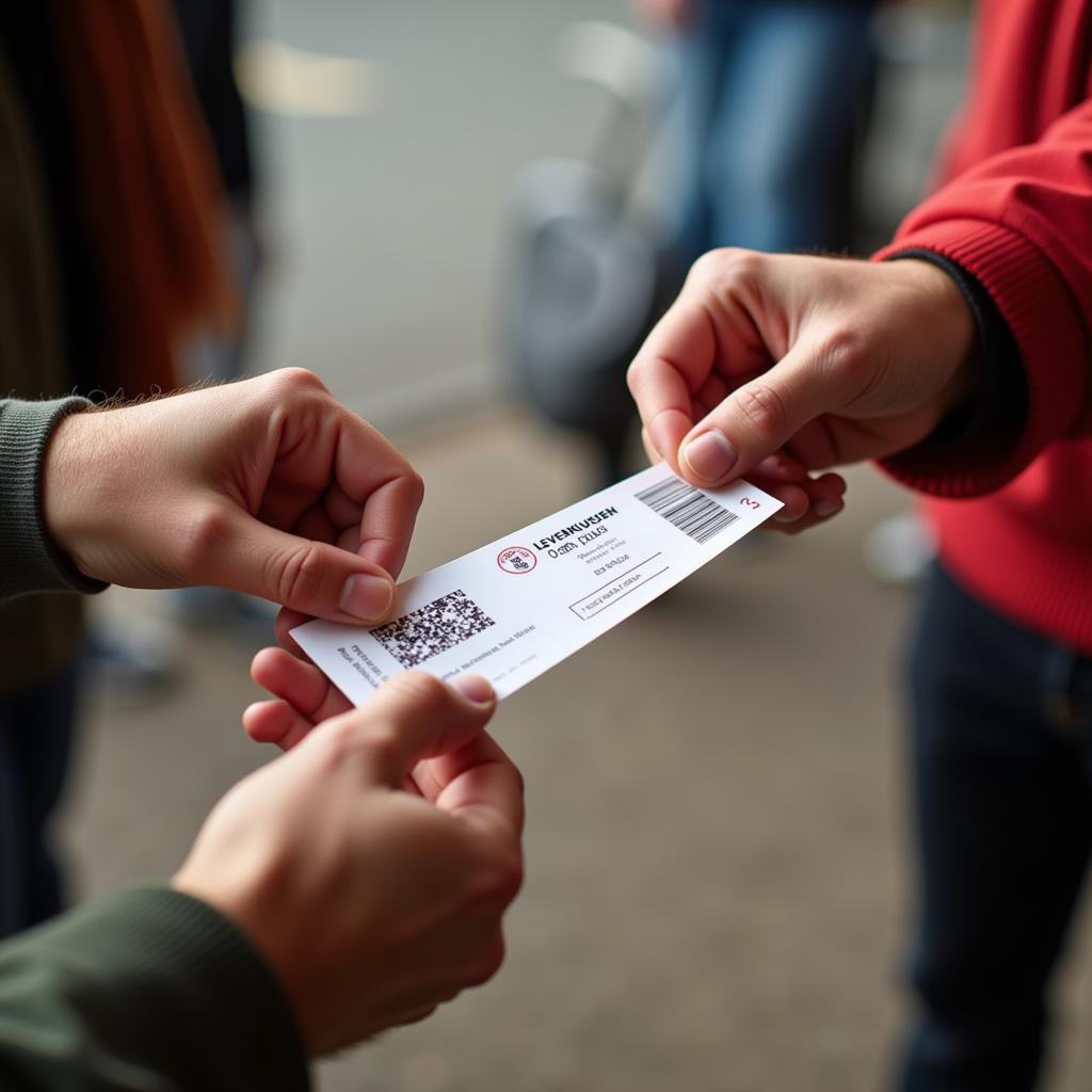 Bayer Leverkusen Dauerkarte Modell 2: Ticket Tausch