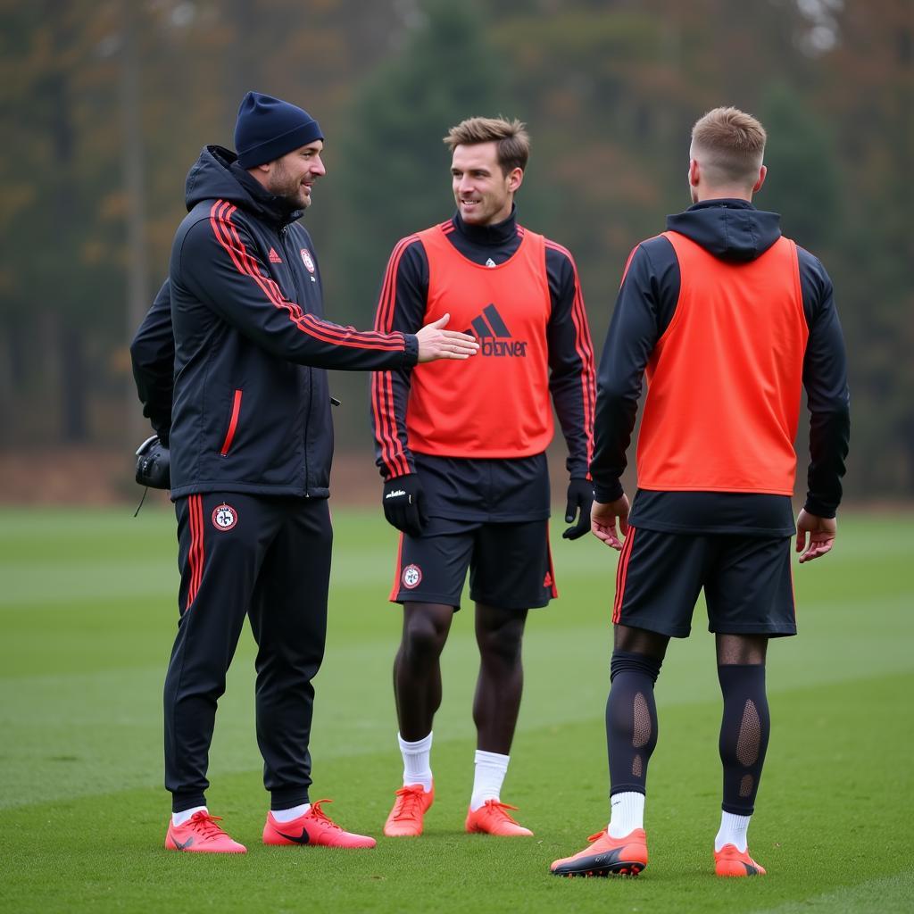 Džalto im Training mit Bayer Leverkusen