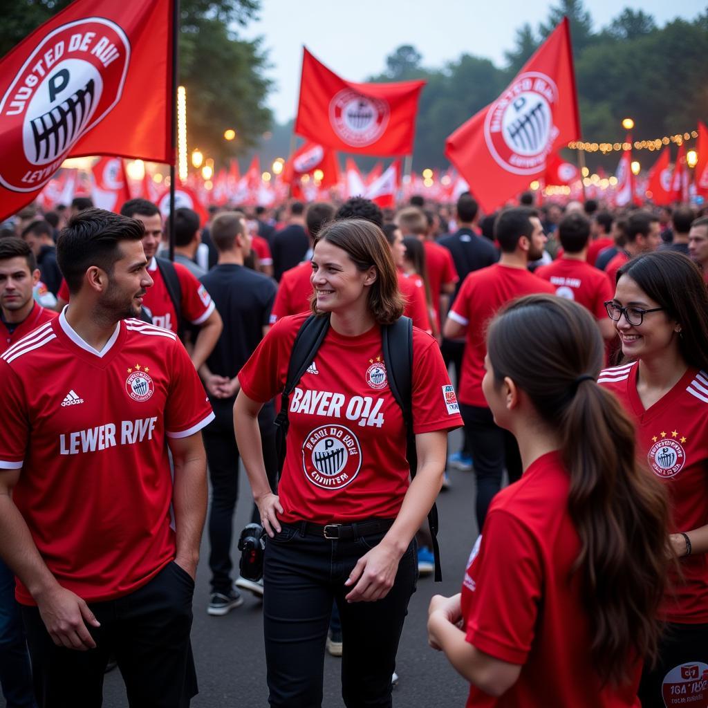 Treffen der Bayer 04 Leverkusen Fanclubs