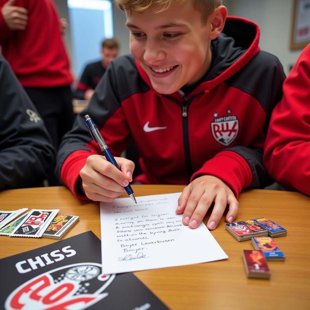 Bayer Leverkusen Fanmail per Post