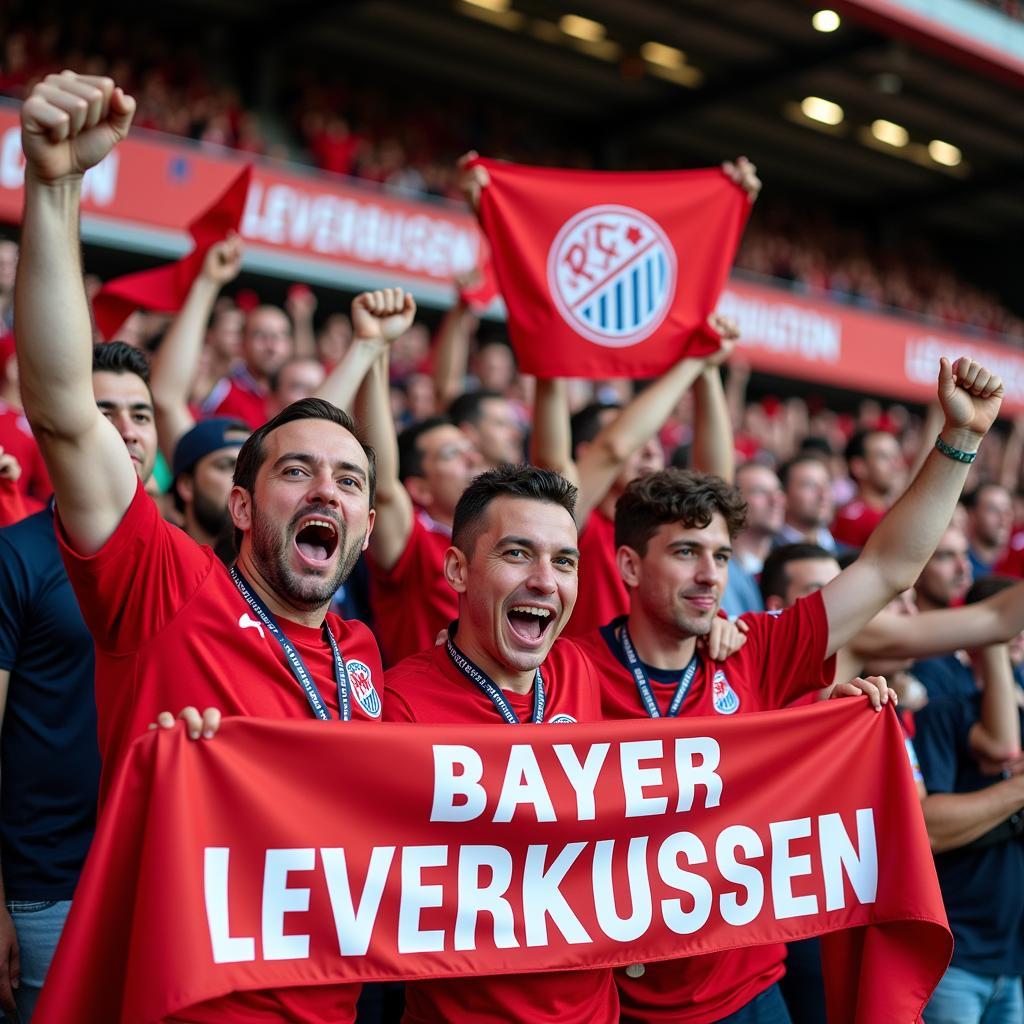 Bayer Leverkusen Fans am 12. November