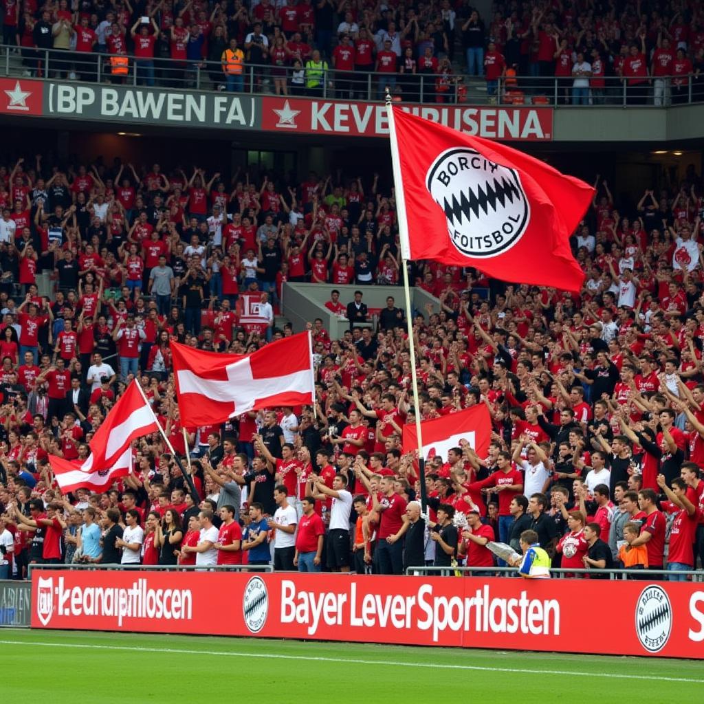 Bayer Leverkusen Fans in der Saison 2007-08