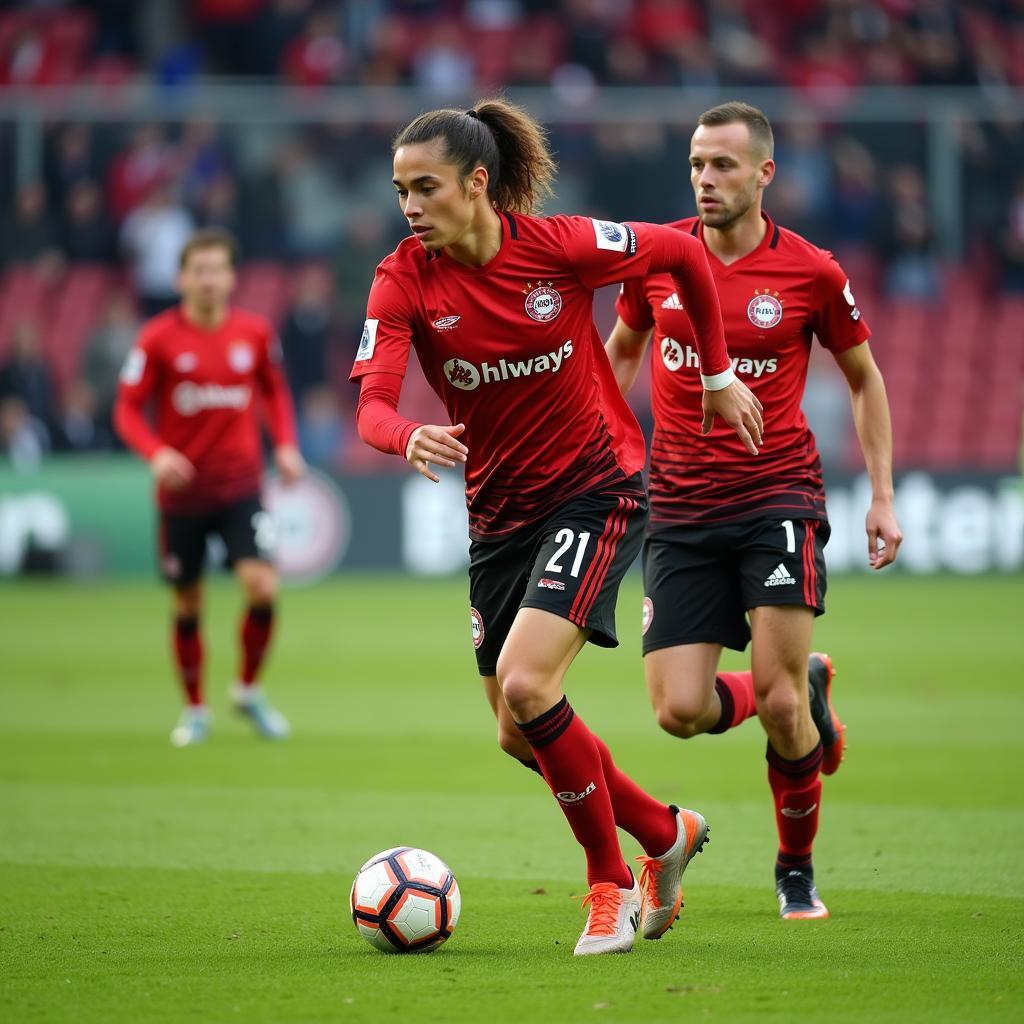 Faustballspieler von heute bei Bayer Leverkusen