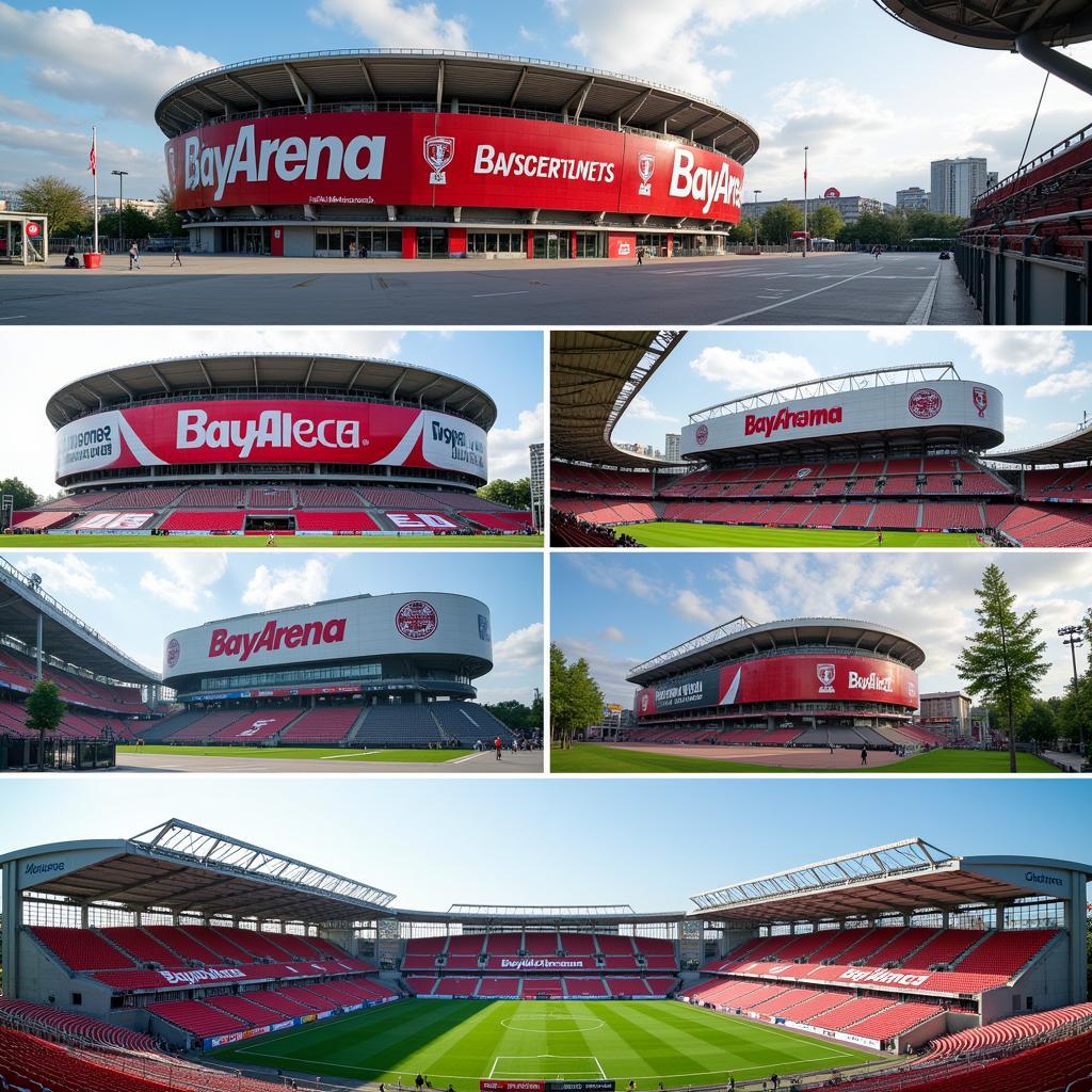 Bayer Leverkusen Stadion im Laufe der Jahre