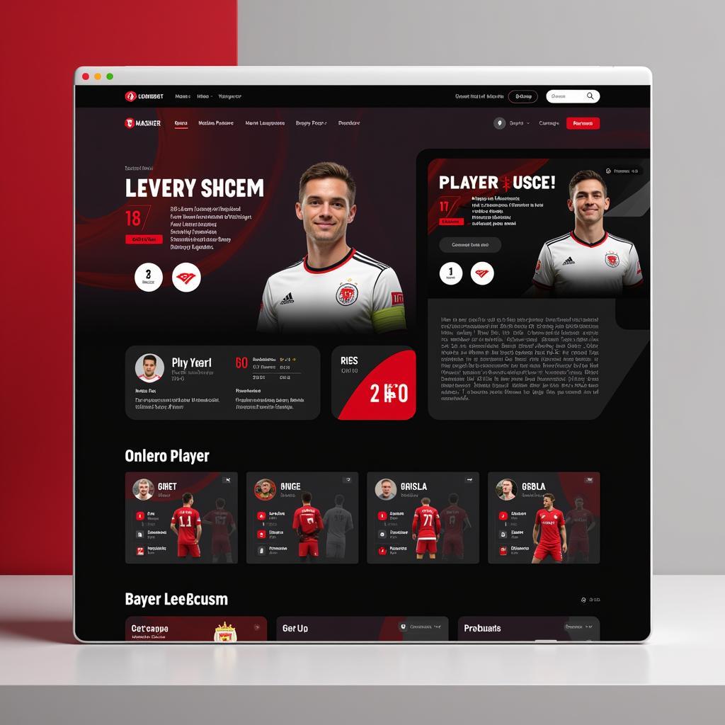 Spielerprofile und detaillierte Statistiken auf der Bayer Leverkusen Homepage