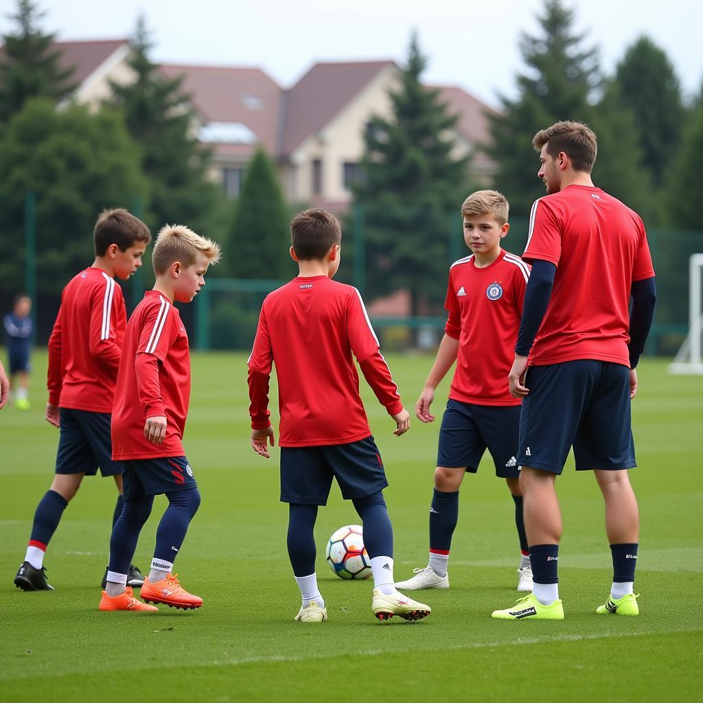 Bayer Leverkusen Jugendabteilung Training