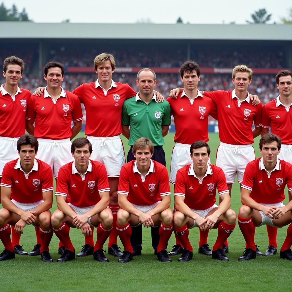 Bayer Leverkusen Mannschaft 1985