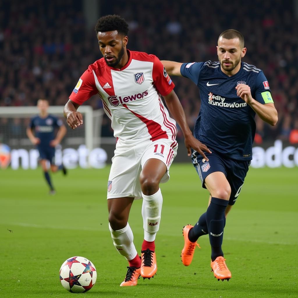 Bayer Leverkusen Offensive gegen Atletico Madrid