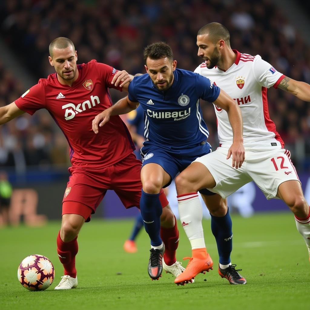 Bayer Leverkusen gegen AS Rom im Halbfinale der Europa League 2023.