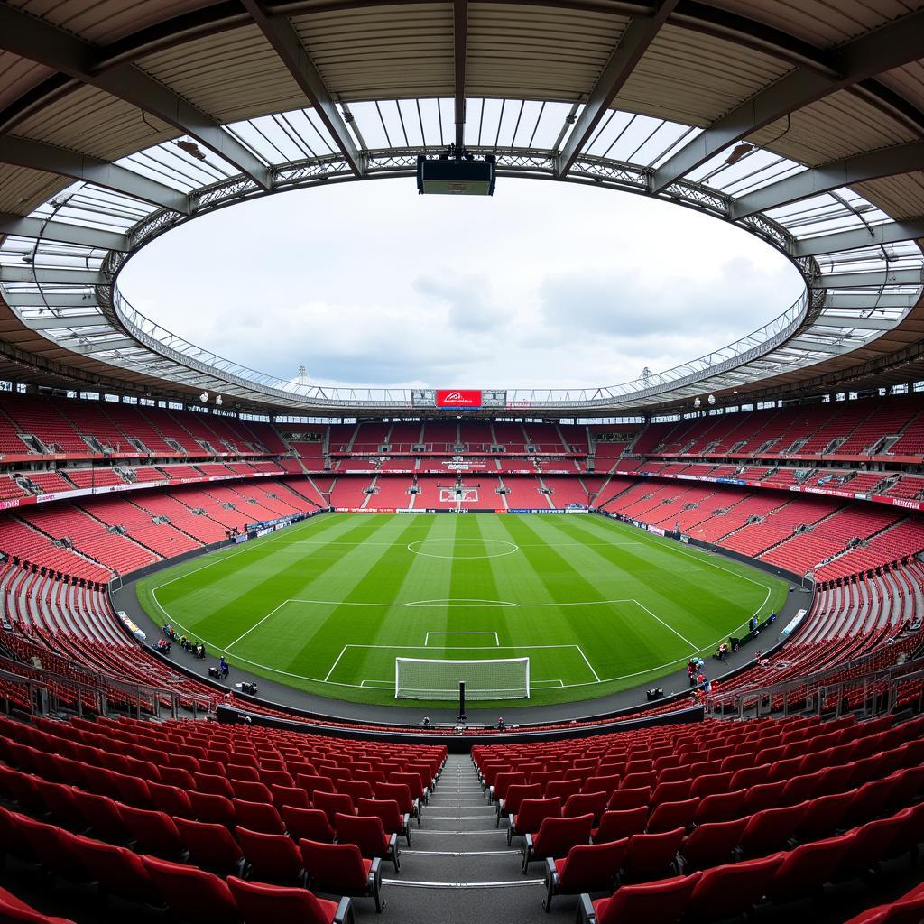 Die BayArena, Heimstadion von Bayer Leverkusen