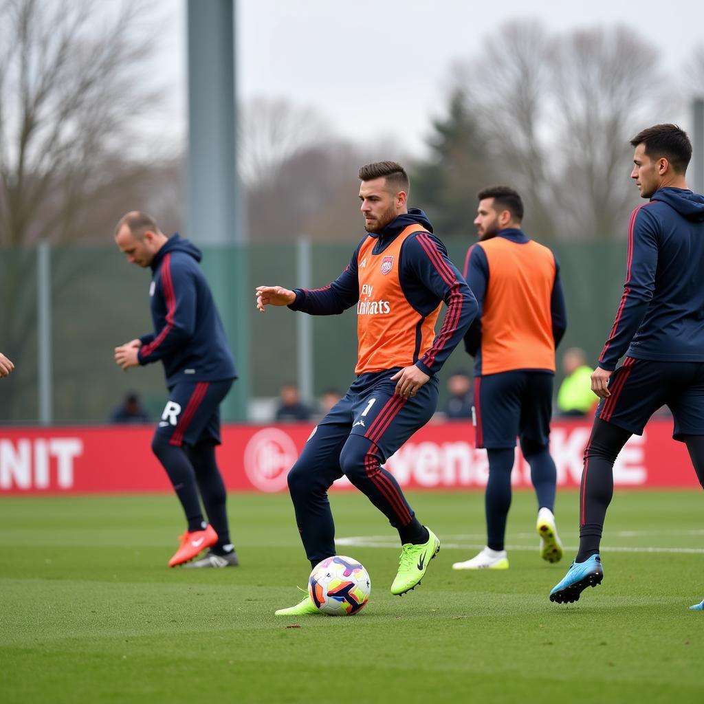 Bayer Leverkusen Trainingseinheit 2018