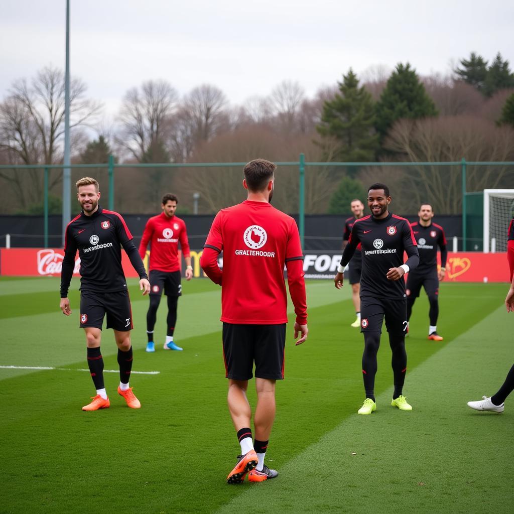 Trainingsbilder von Bayer Leverkusen in der Saison 23/24