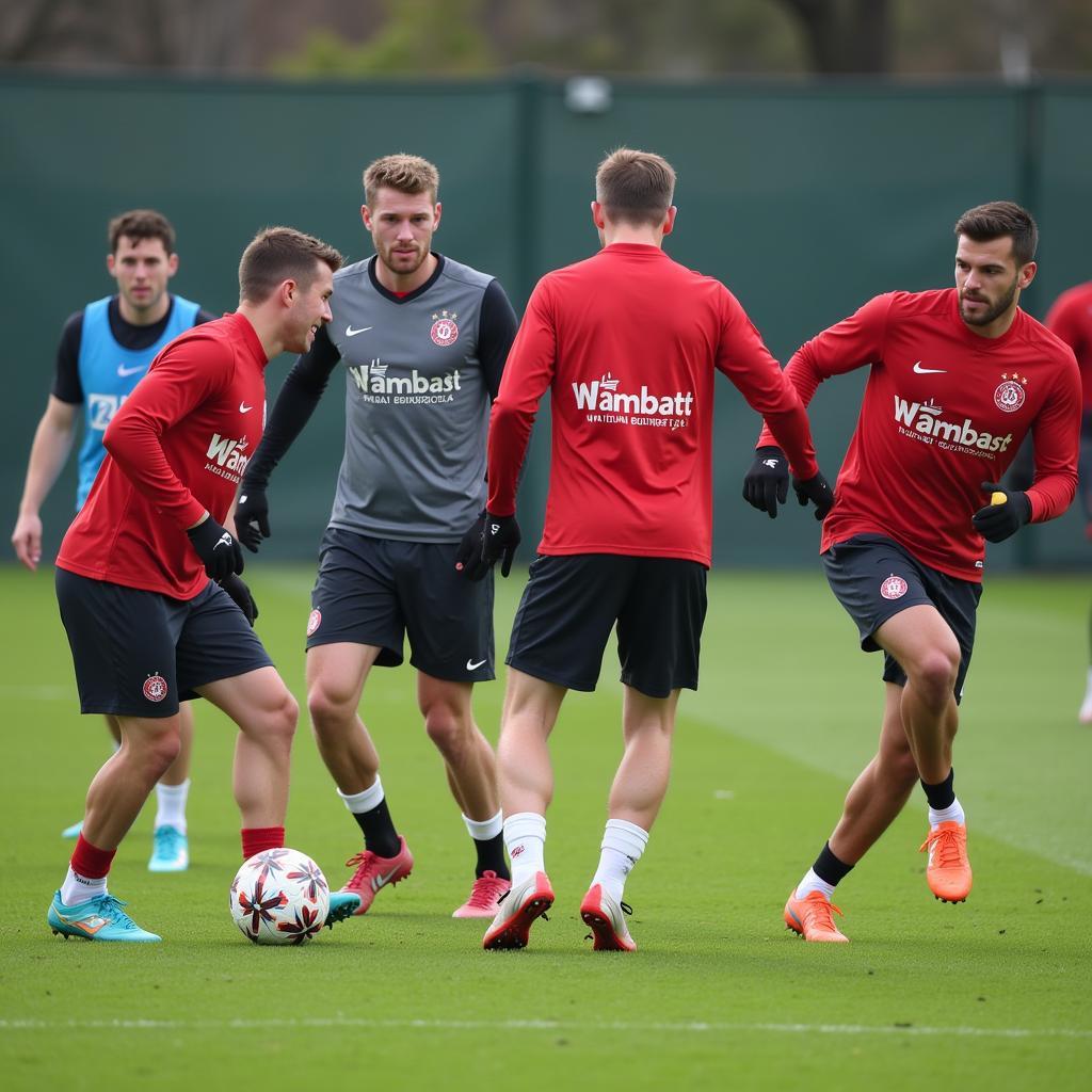 Trainingseinheit von Bayer Leverkusen