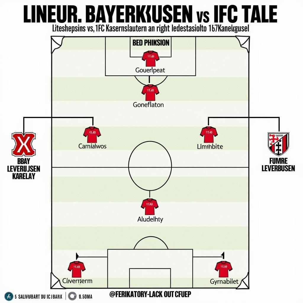 Bayer Leverkusen und 1. FC Kaiserslautern Aufstellungen für das kommende Spiel