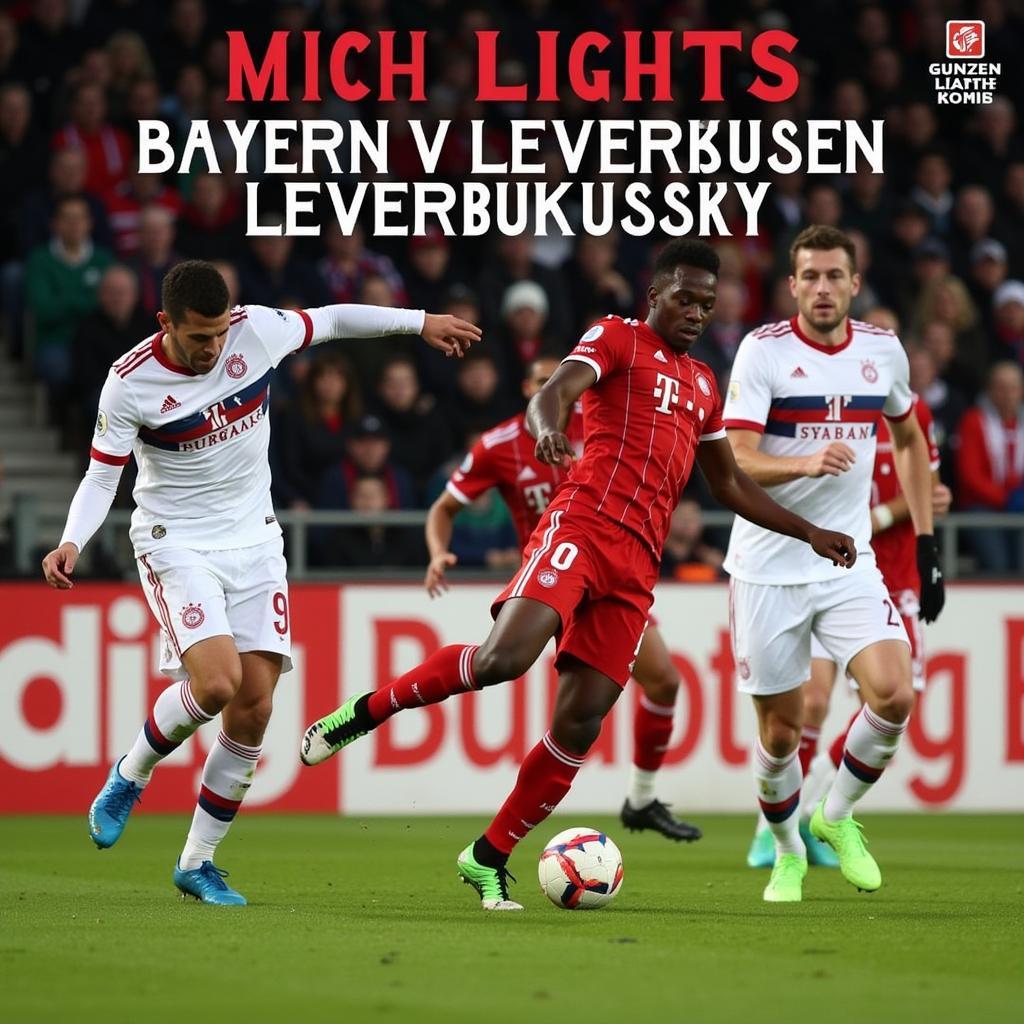 Highlights des Spiels Bayern gegen Leverkusen.