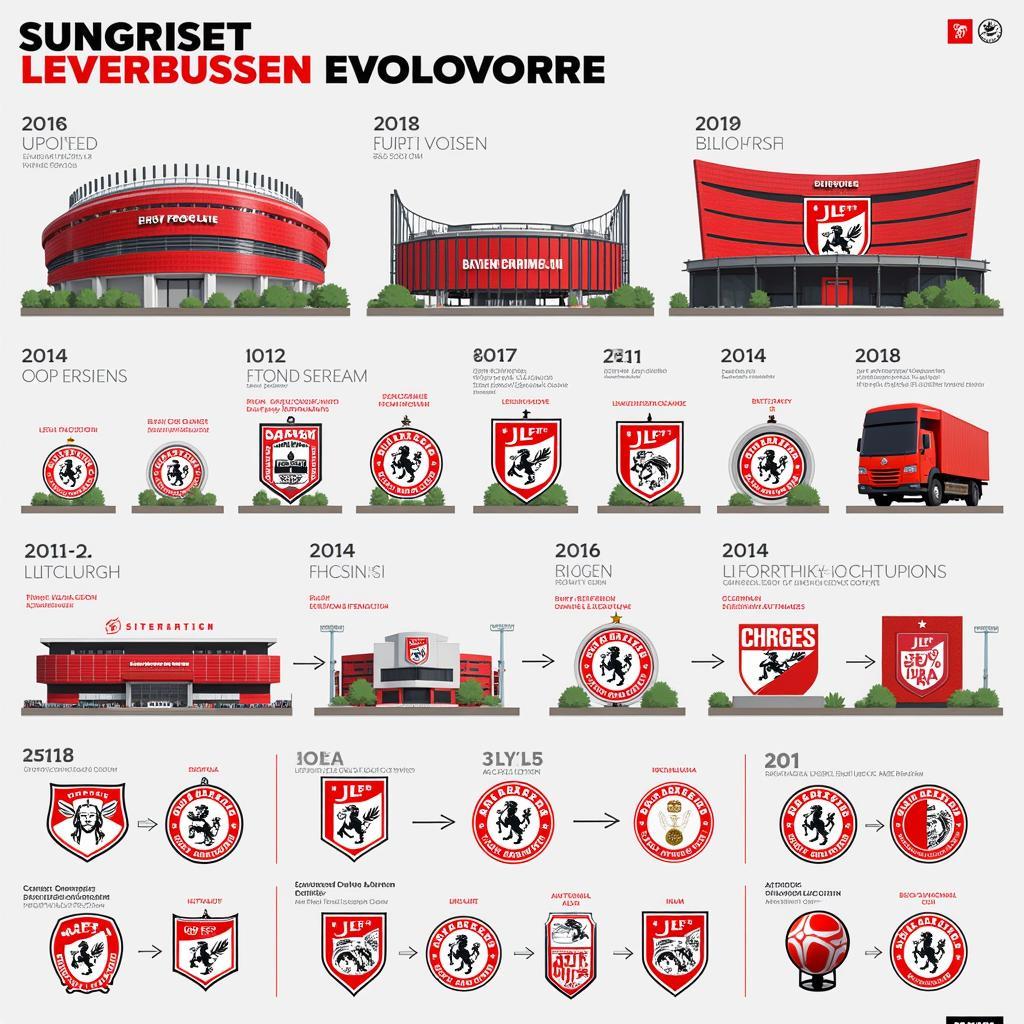 Die Entwicklung der Brand Leverkusen vom Werksklub zum internationalen Fußballverein.