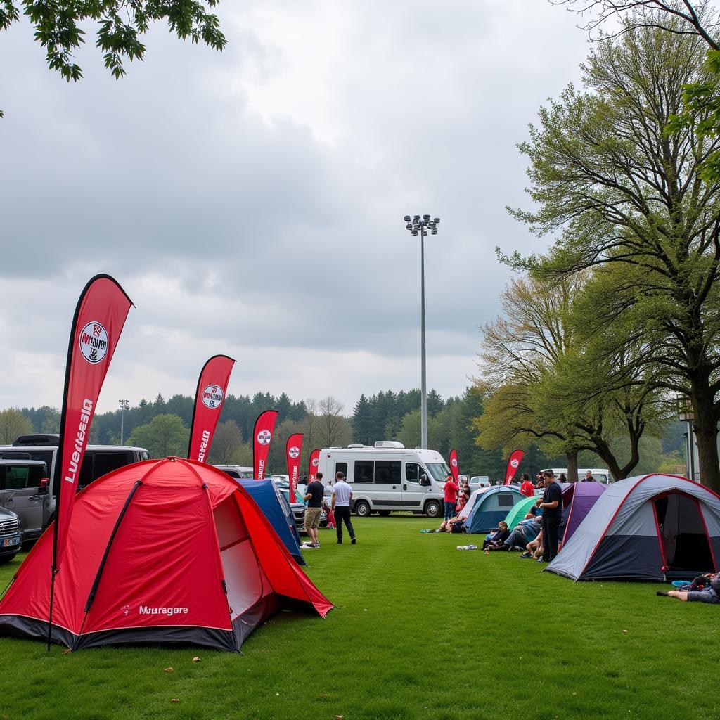 Campingplatz Leverkusen für Fußballfans